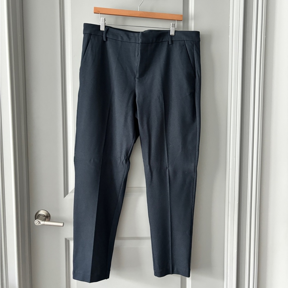 Dark charcoal Textured Liverpool Trousers